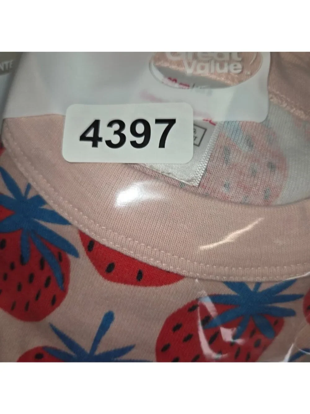 Hanna Andersson Girls 8 Strawberry Print Organic Cotton Pajama Set 4397 - Picture 8 of 8